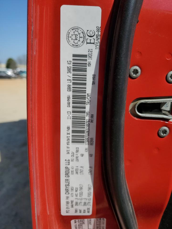 2014 RAM 1500 VIN 1C6RR7GG9ES189761 Copart auction photo, front end damage thumbnail 13