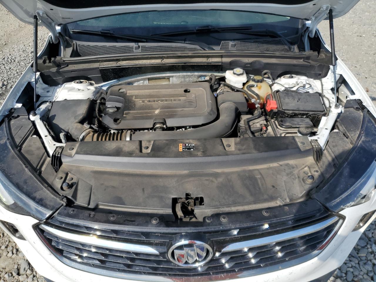 2021 Buick Envision VIN LRBAZLR49MD108244 Copart auction photo, top/roof damage thumbnail 12
