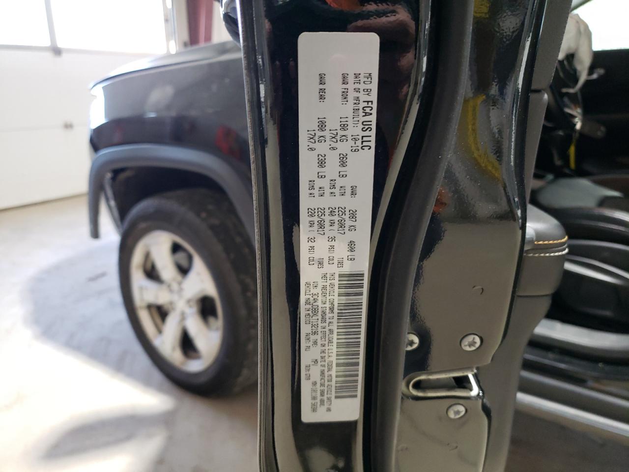 2020 Jeep Compass VIN 3C4NJDBBXLT132196 Copart auction photo, front end damage thumbnail 15