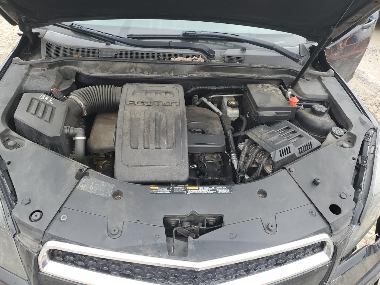 2012 Chevrolet Equinox VIN 2GNFLEEK1C6353634 Copart auction photo, front end / minor dent/scratches damage thumbnail 12