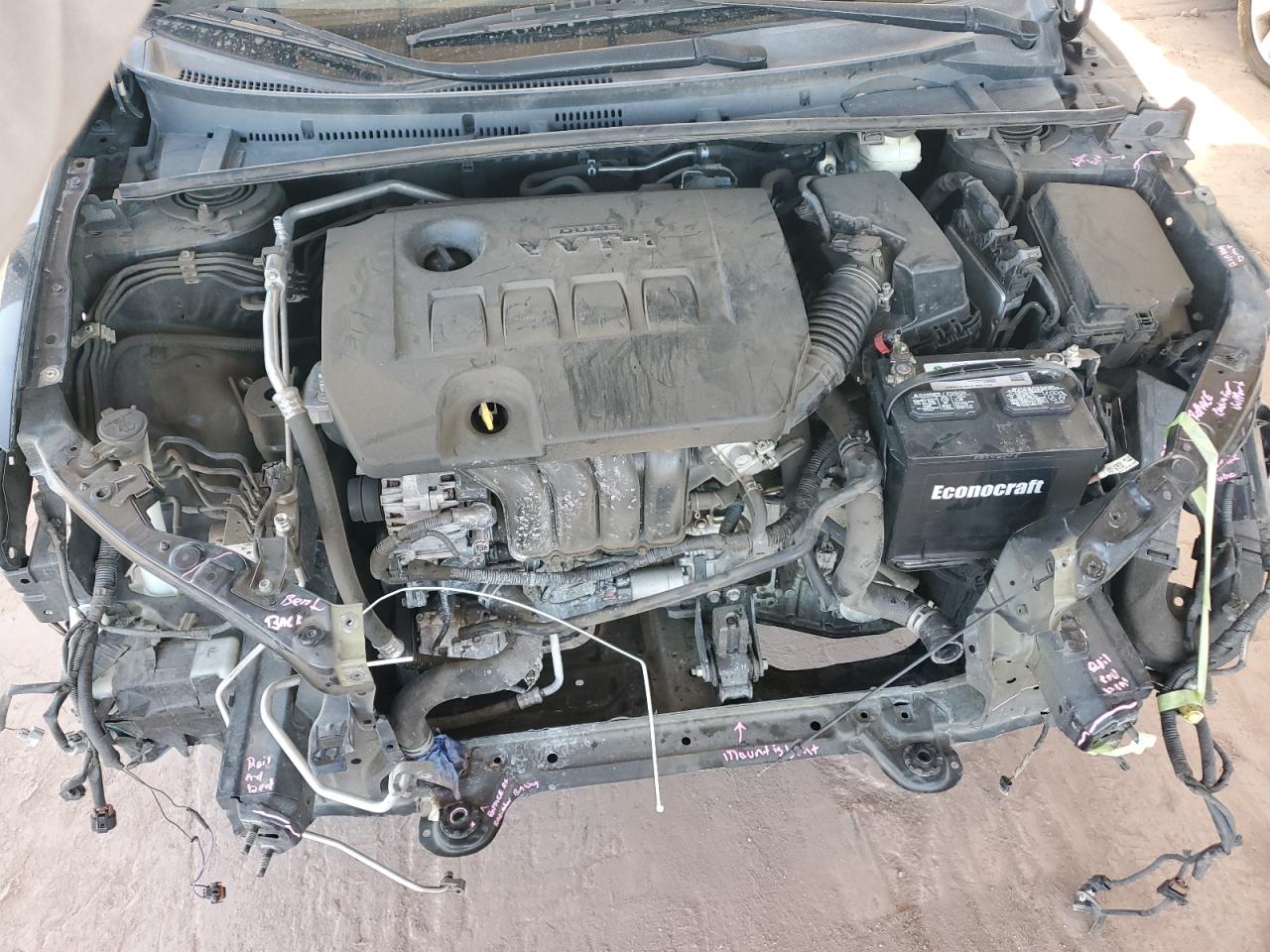 2016 Toyota Corolla VIN 2T1BURHE1GC697485 Copart auction photo, front end / side damage thumbnail 11
