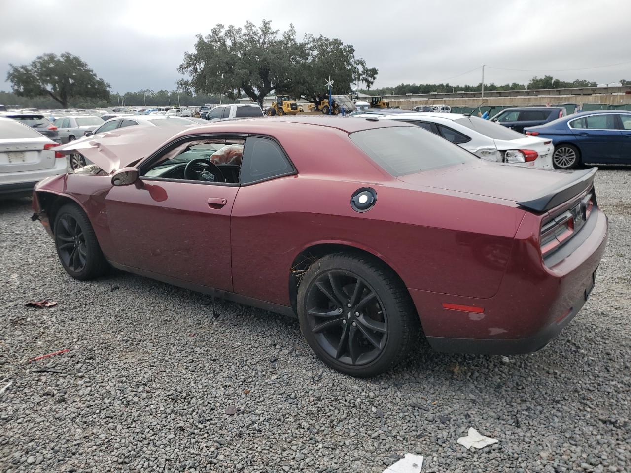 2018 Dodge Challenger VIN 2C3CDZBT3JH155107 Copart auction photo, front end / side damage thumbnail 2