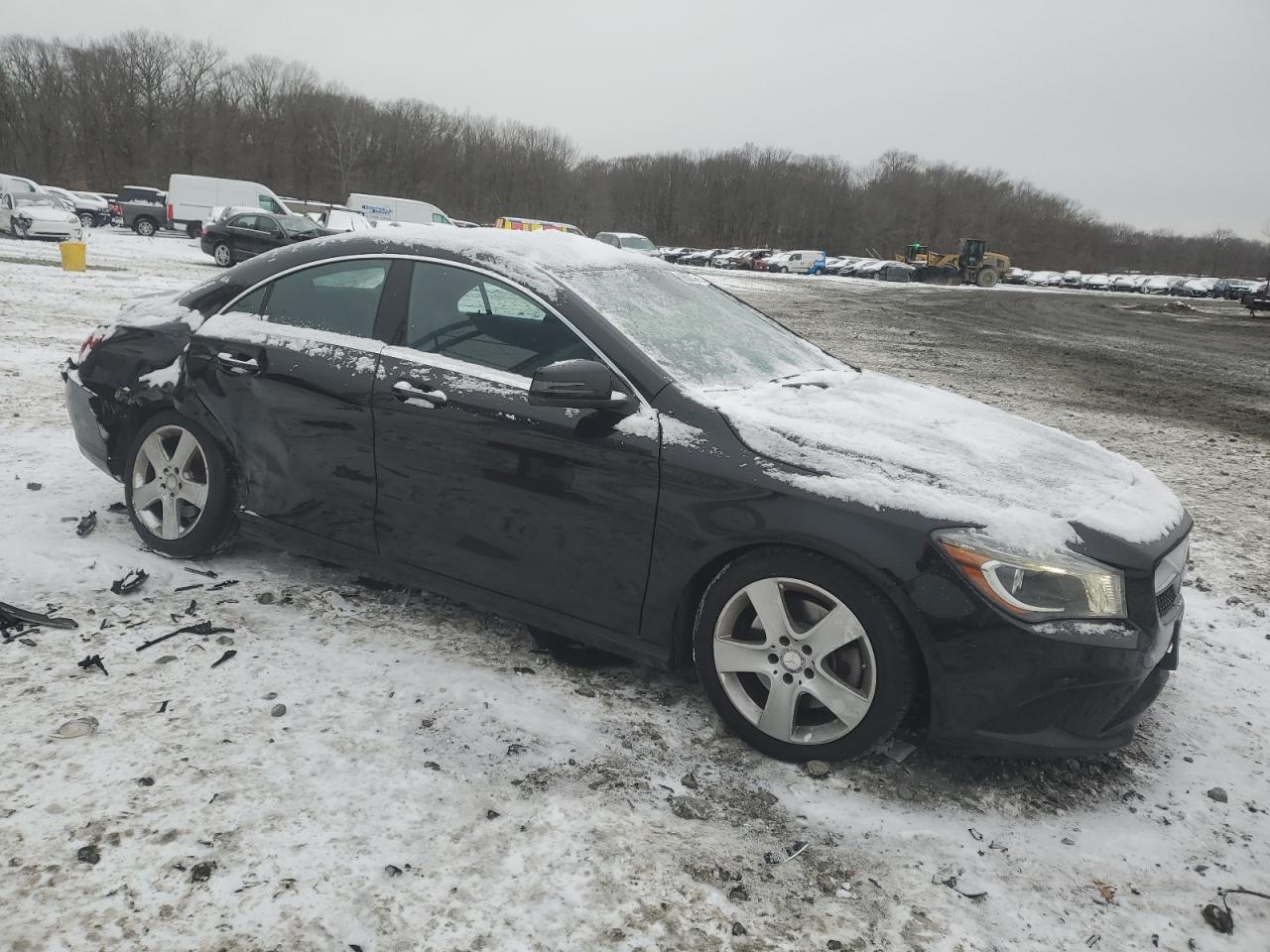 2015 Mercedes-Benz CLA-klasse VIN WDDSJ4GB5FN180517 Copart auction photo, rear end / side damage thumbnail 4