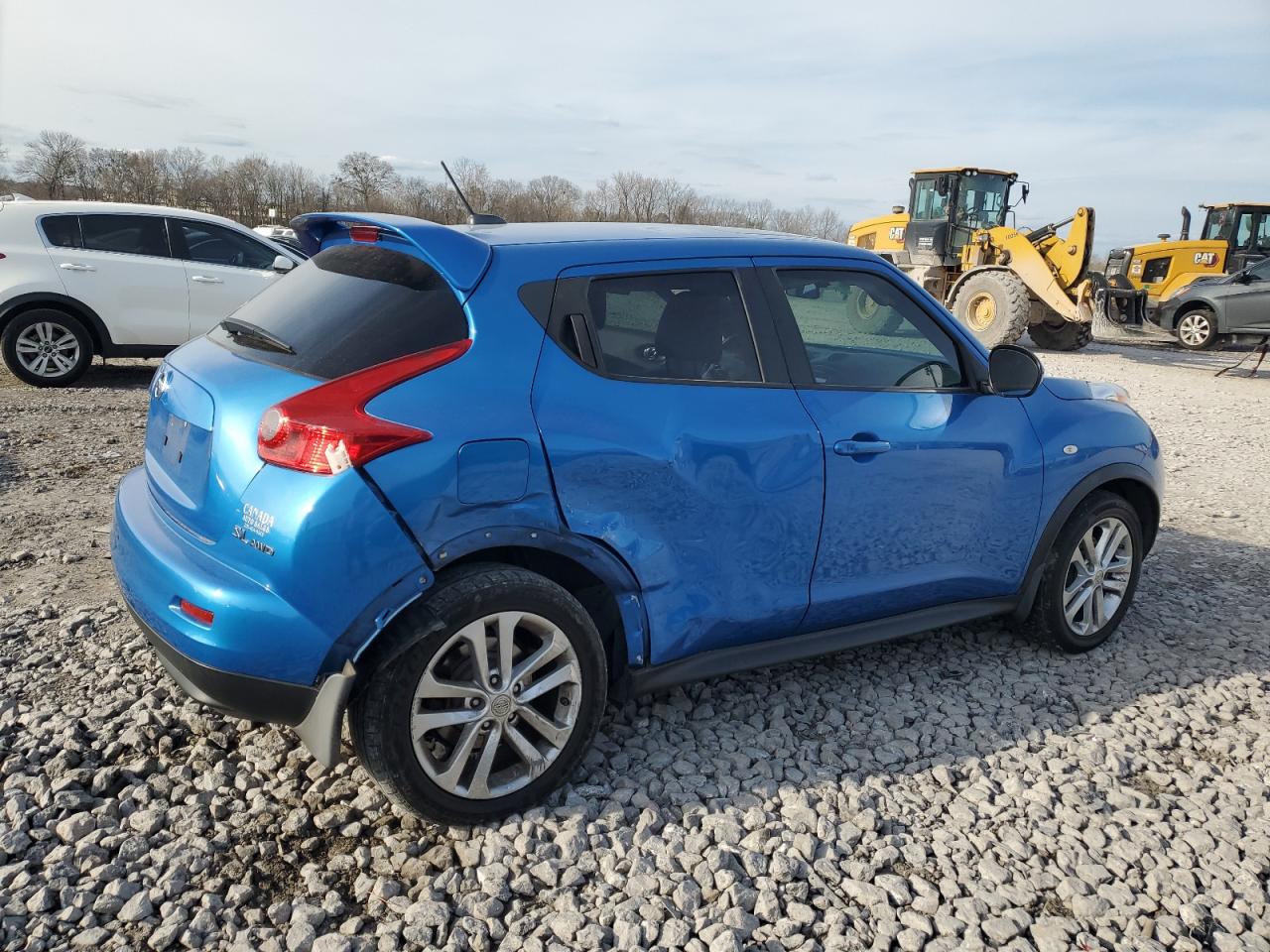 2011 Nissan Juke VIN JN8AF5MV5BT010132 Copart auction photo, side / rear end damage thumbnail 3