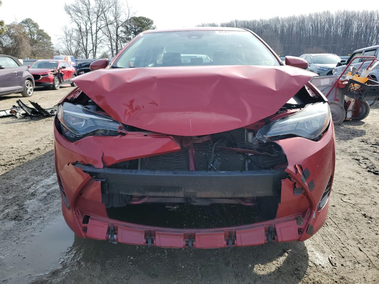2019 Toyota Corolla VIN 2T1BURHEXKC150241 Copart auction photo, front end / minor dent/scratches damage thumbnail 5