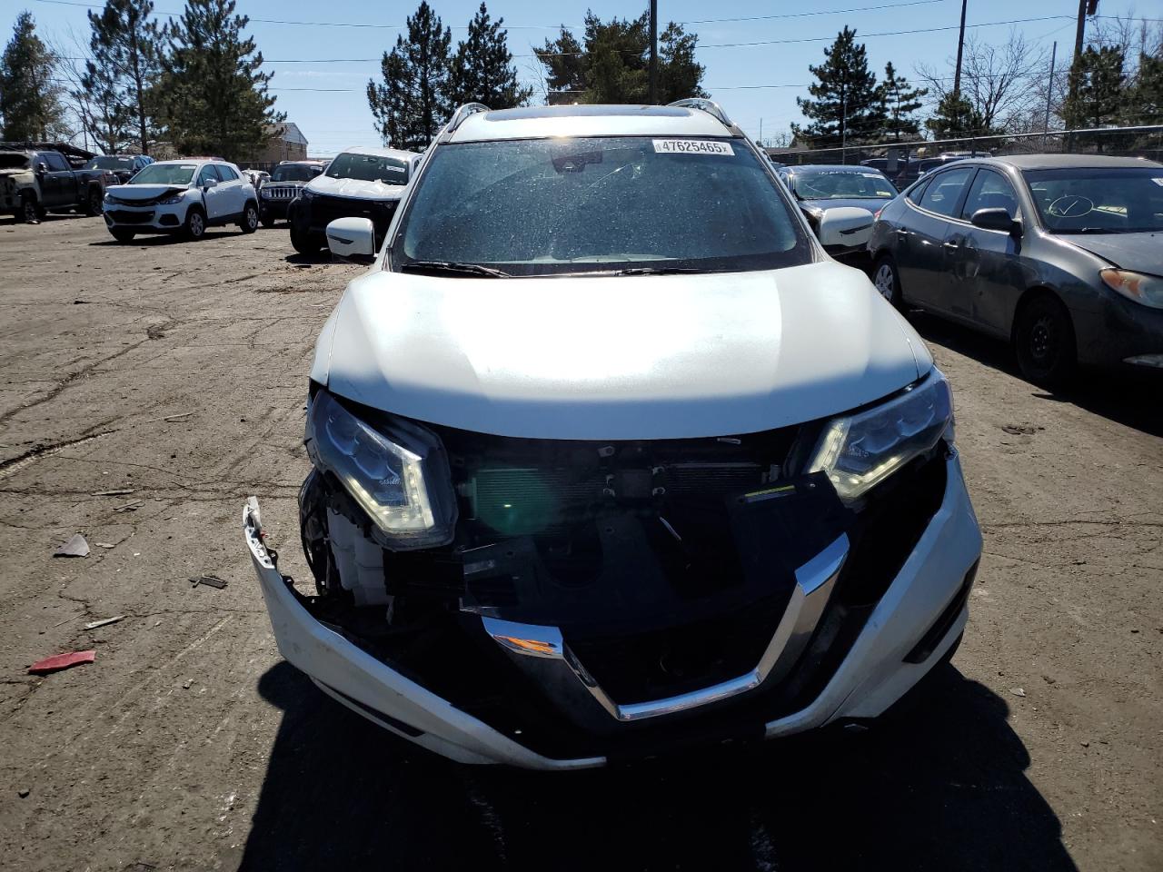2017 Nissan Rogue VIN 5N1AT2MV2HC747036 Copart auction photo, front end damage thumbnail 5