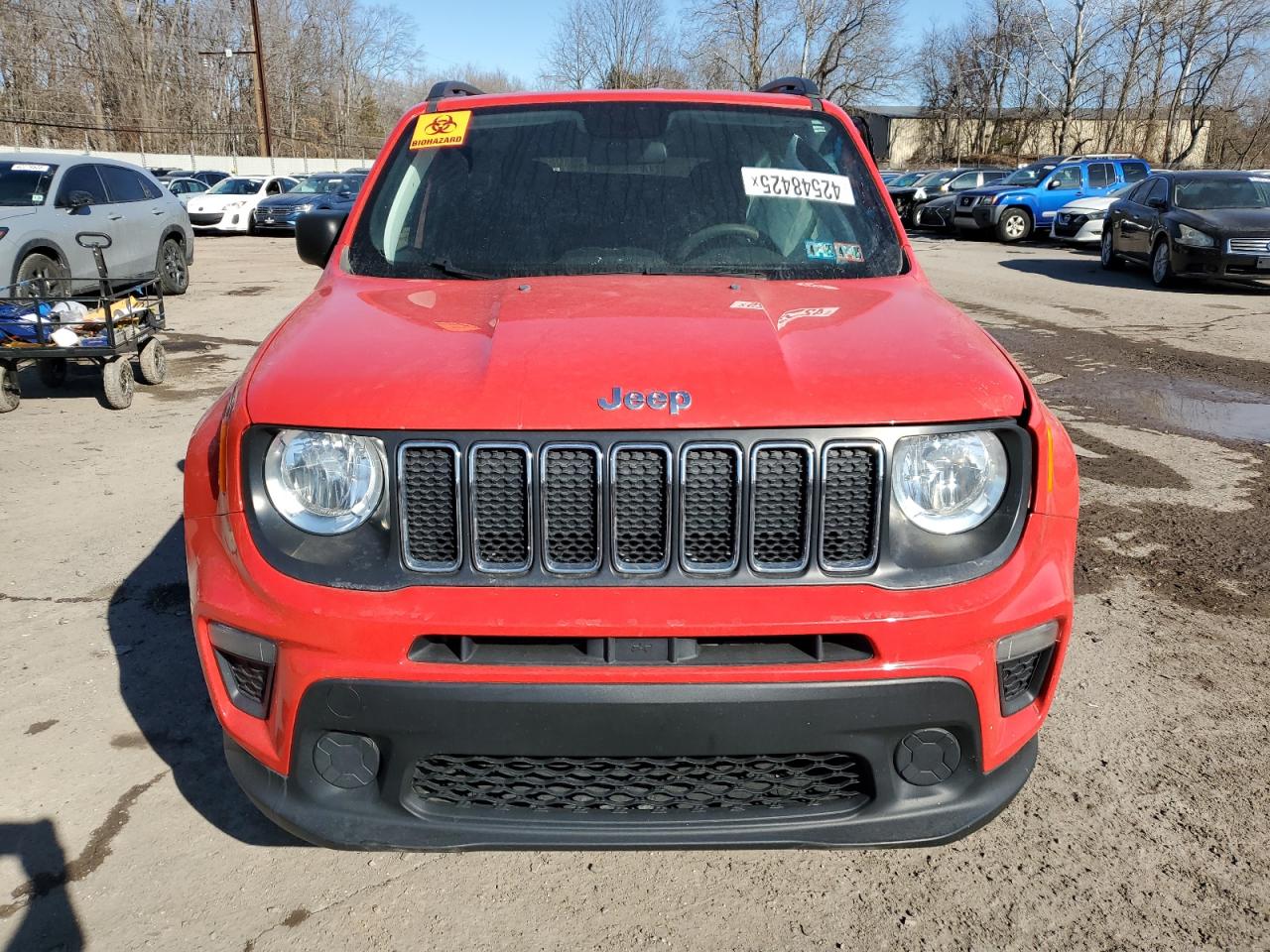 2019 Jeep Renegade VIN ZACNJBABXKPJ78443 Copart auction photo, all over / undercarriage damage thumbnail 5