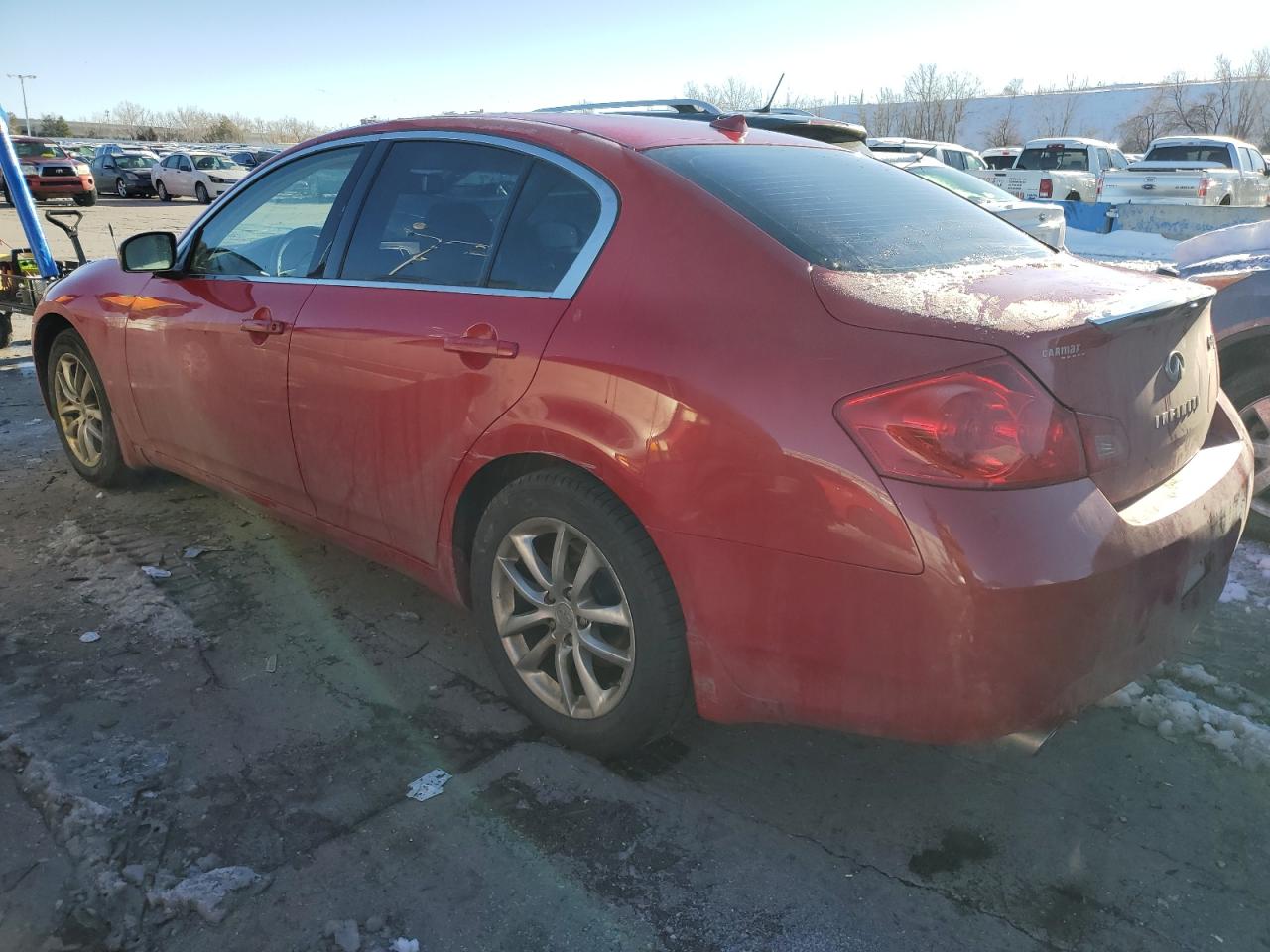 2008 Infiniti G VIN JNKBV61F68M280235 Copart auction photo, front end damage thumbnail 2