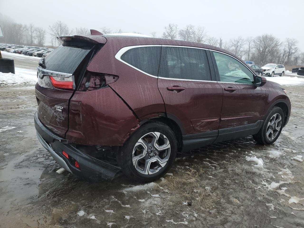 2018 Honda CR-V VIN 7FARW2H51JE054660 Copart auction photo, side / rear end damage thumbnail 3