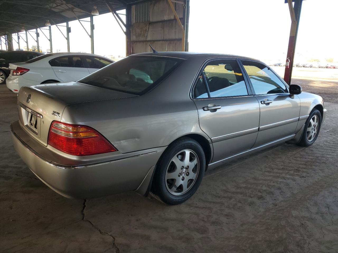 2002 Acura RL VIN JH4KA96522C015919 Copart auction photo, front end damage thumbnail 3
