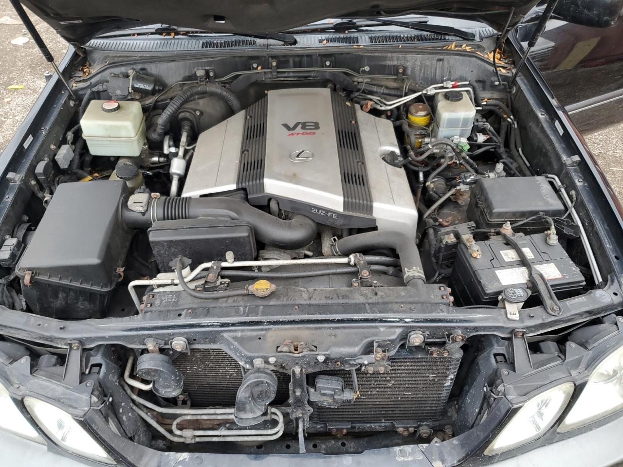 2003 Lexus LX VIN JTJHT00W333526380 Copart auction photo, front end / minor dent/scratches damage thumbnail 13