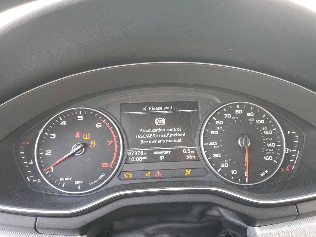 2018 Audi A4 VIN WAUKMAF44JA006938 Copart auction photo, front end damage thumbnail 9