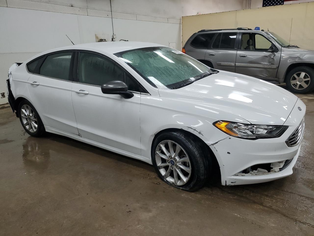 2017 Ford Fusion VIN 3FA6P0H76HR396864 Copart auction photo, rear end / side damage thumbnail 4