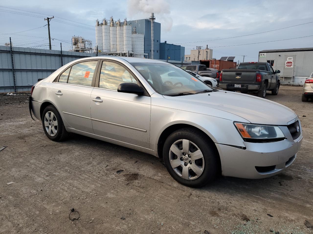 2007 Hyundai Sonata VIN 5NPET46C07H251524 Copart auction photo, all over damage thumbnail 4