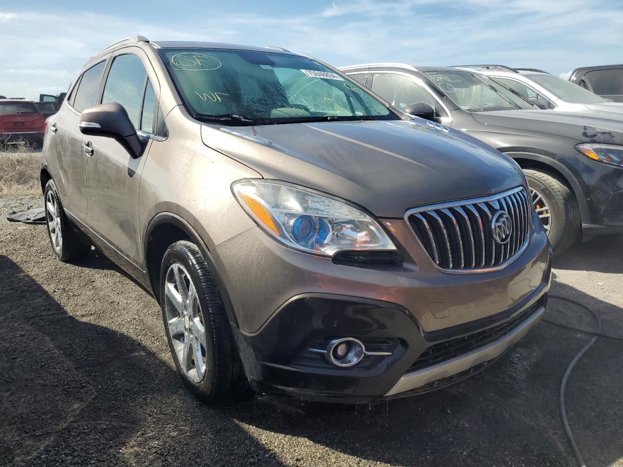 2014 Buick Encore VIN KL4CJCSB3EB766479 Copart auction photo, water/flood damage thumbnail 4