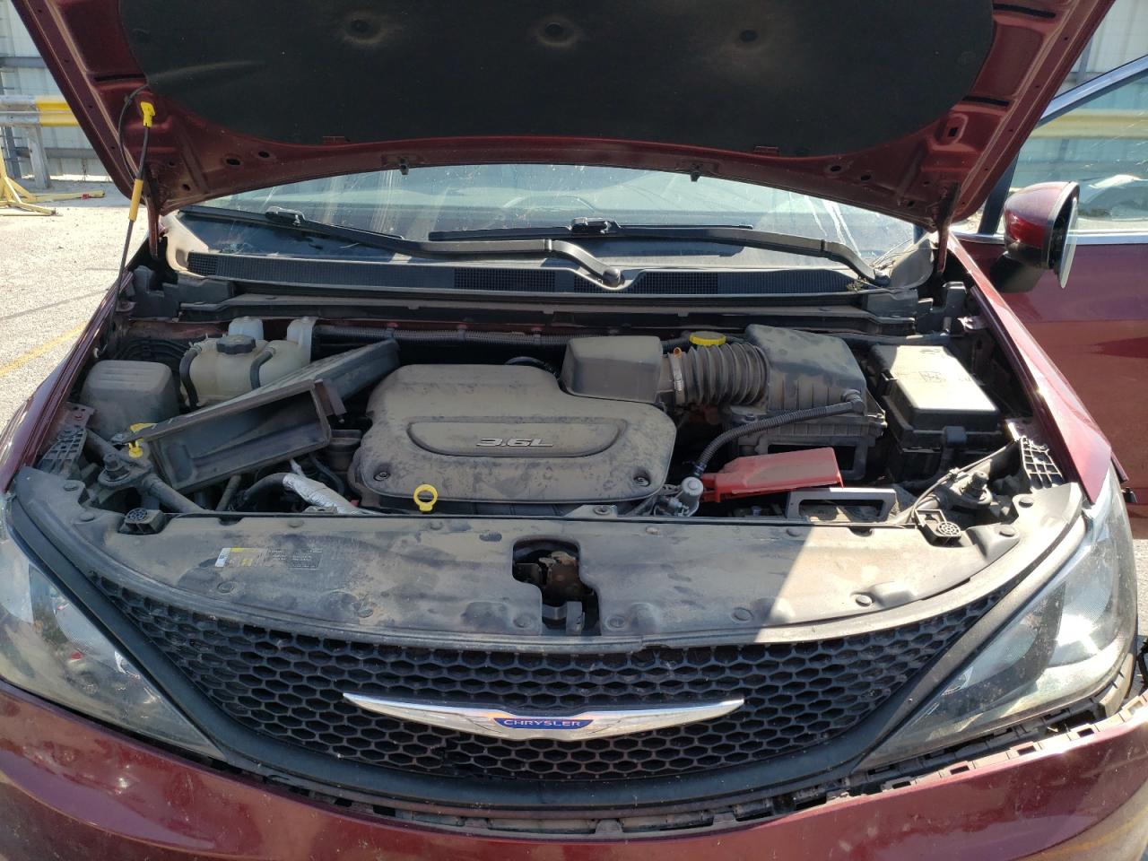 2018 Chrysler Pacifica VIN 2C4RC1AG0JR355807 Copart auction photo, rollover damage thumbnail 12