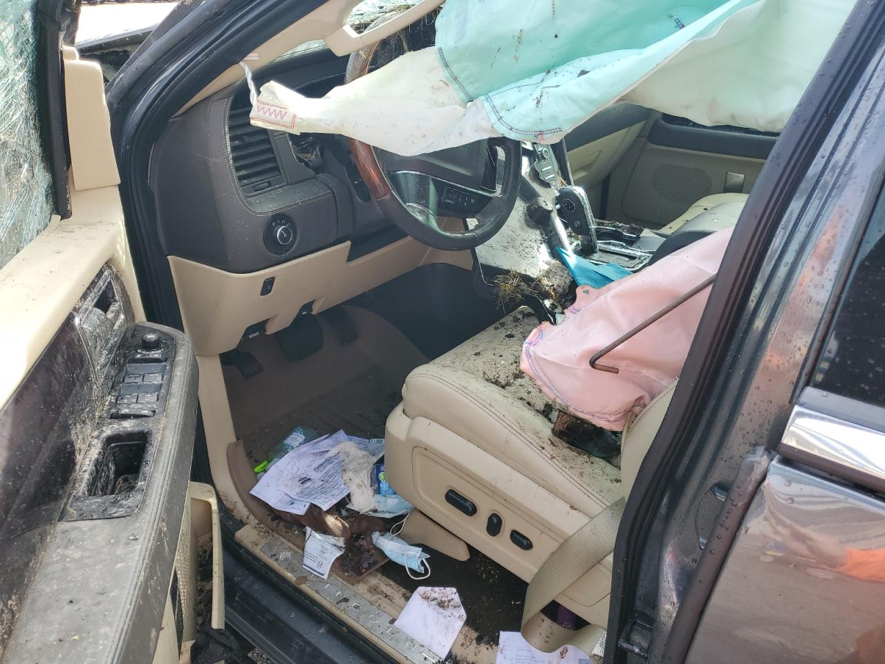 2015 Lincoln Navigator VIN 5LMJJ2JT8FEJ13561 Copart auction photo, rollover damage thumbnail 8