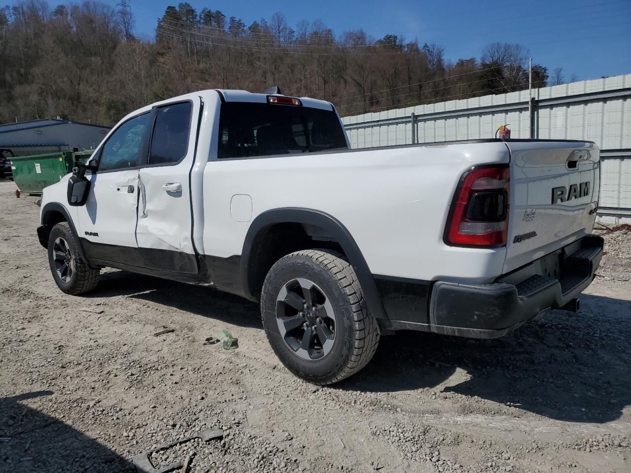 2020 RAM 1500 VIN 1C6SRFETXLN322535 Copart auction photo, front end / side damage thumbnail 2