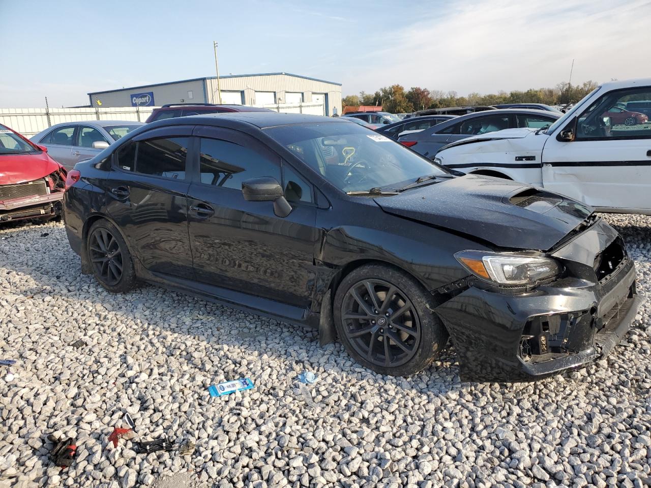 2018 Subaru WRX VIN JF1VA1F68J9808247 Copart auction photo, undercarriage / front end damage thumbnail 4