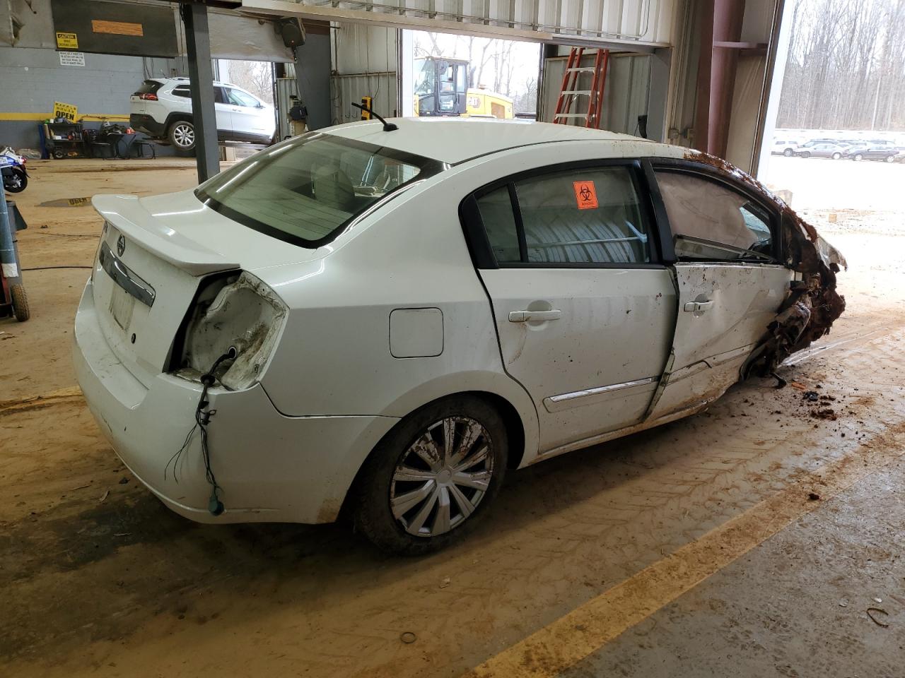 2012 Nissan Sentra VIN 3N1AB6APXCL785294 Copart auction photo, all over damage thumbnail 3