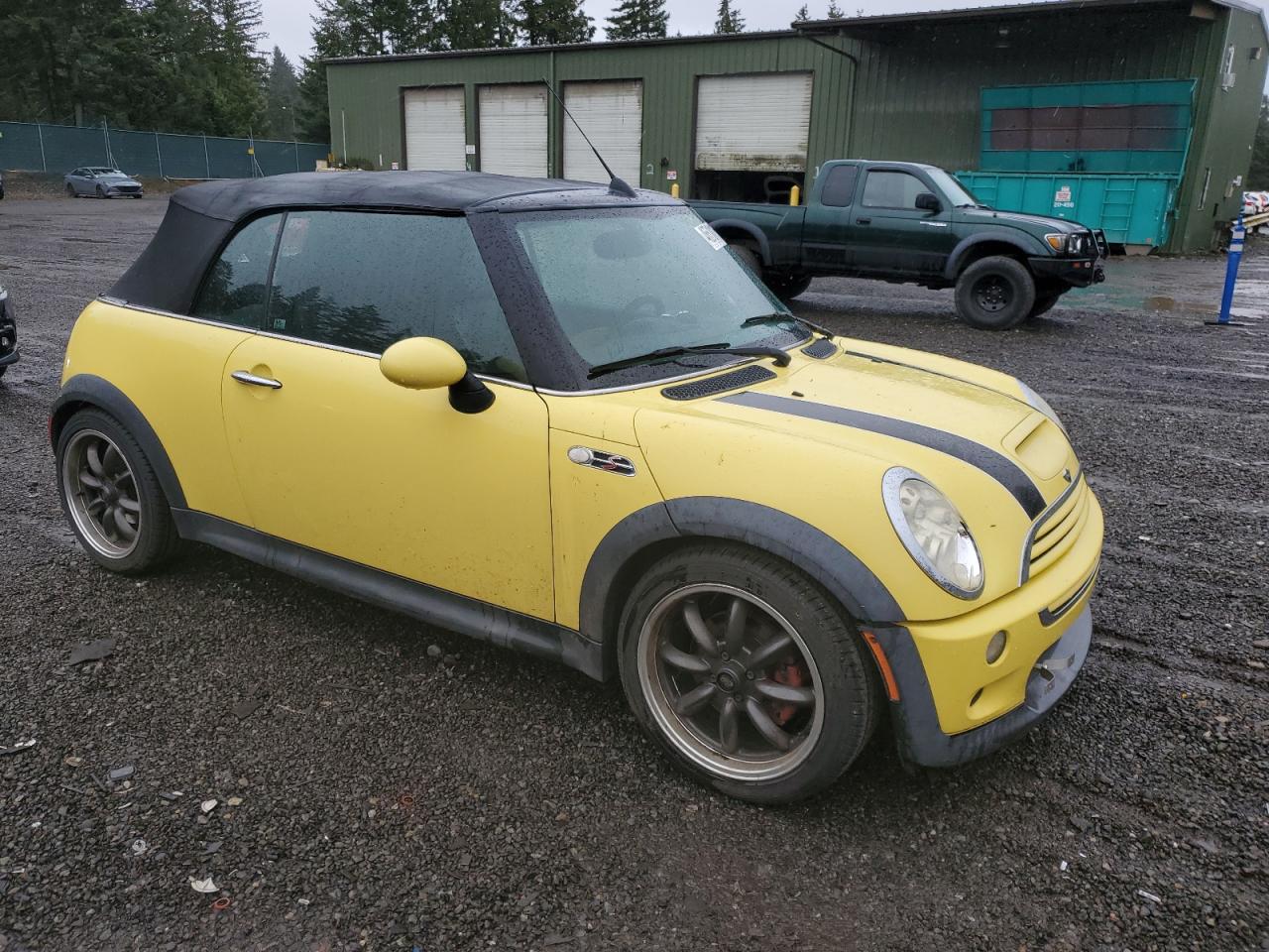 2005 MINI Cooper VIN WMWRH33475TF81762 Copart auction photo, front end damage thumbnail 4