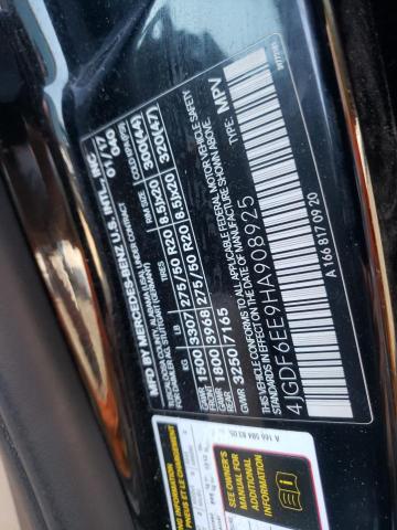 2017 Mercedes-Benz GLS-klasse VIN 4JGDF6EE9HA908925 Copart auction photo, top/roof / rear end damage thumbnail 13
