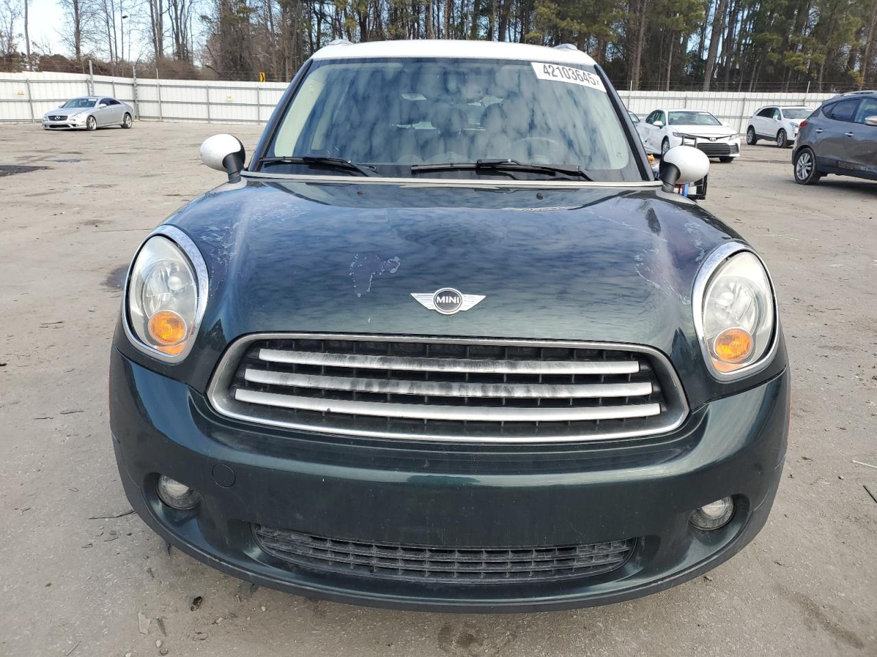 2012 MINI Cooper VIN WMWZB3C59CWM05363 Copart auction photo, rear end damage thumbnail 5