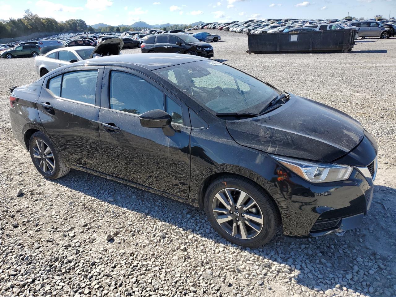 2021 Nissan Versa VIN 3N1CN8EV4ML861887 Copart auction photo, side damage thumbnail 4
