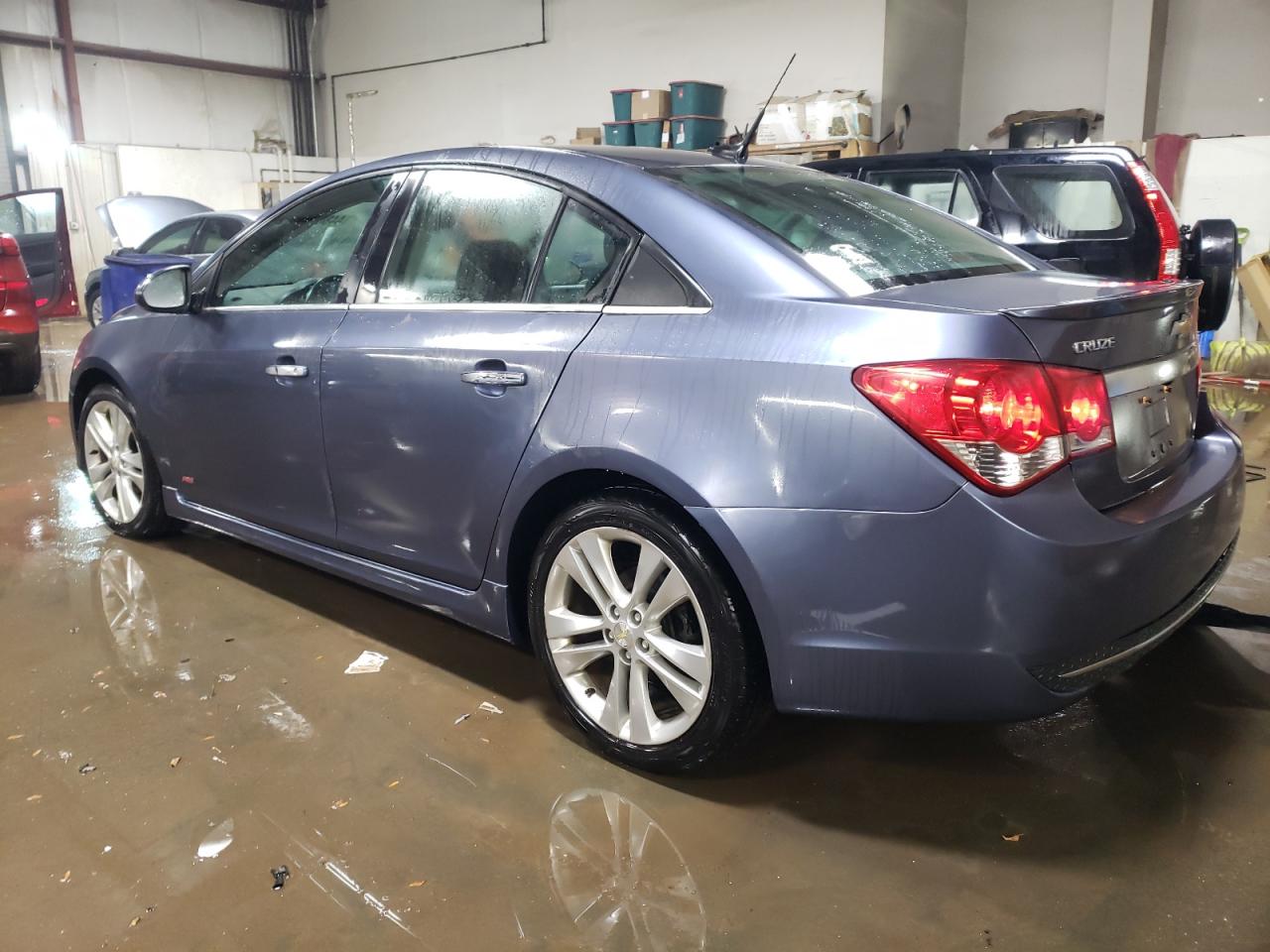 2014 Chevrolet Cruze VIN 1G1PG5SBXE7236586 Copart auction photo, rear end damage thumbnail 2
