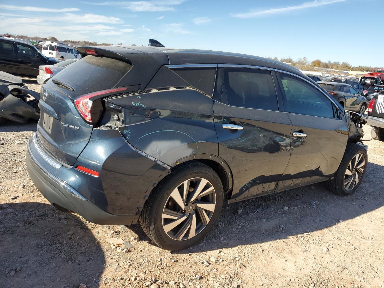 2018 Nissan Murano VIN 5N1AZ2MG3JN188803 Copart auction photo, all over damage thumbnail 3
