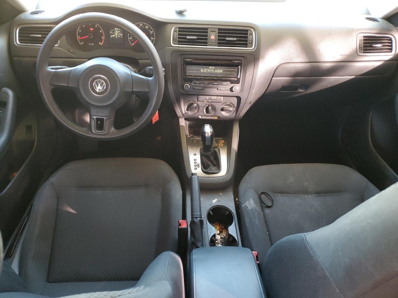 2014 Volkswagen Jetta VIN 3VW2K7AJXEM312346 Copart auction photo, rear end / front end damage thumbnail 8