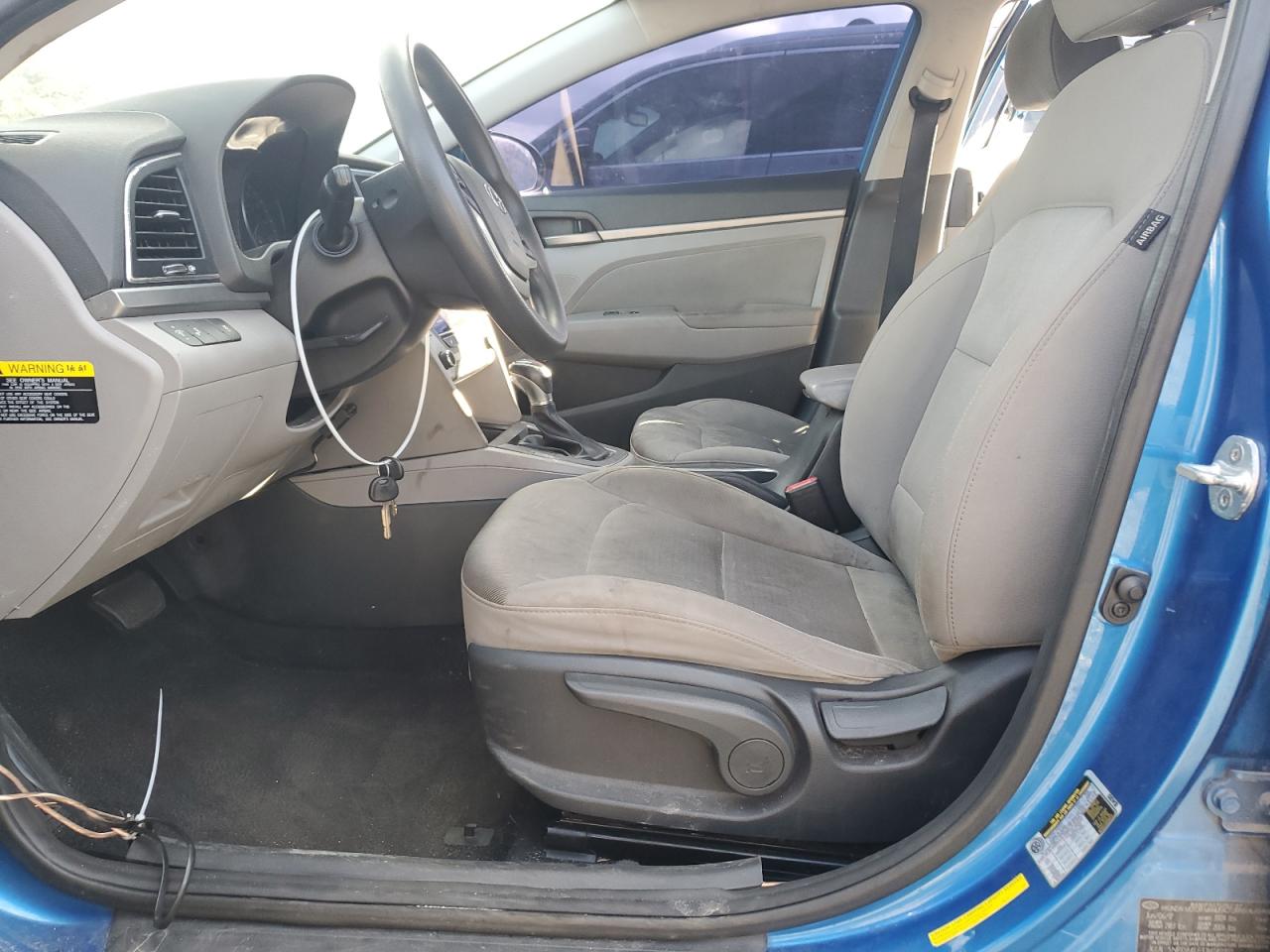 2018 Hyundai Elantra VIN 5NPD84LF3JH240102 Copart auction photo, rear end damage thumbnail 7