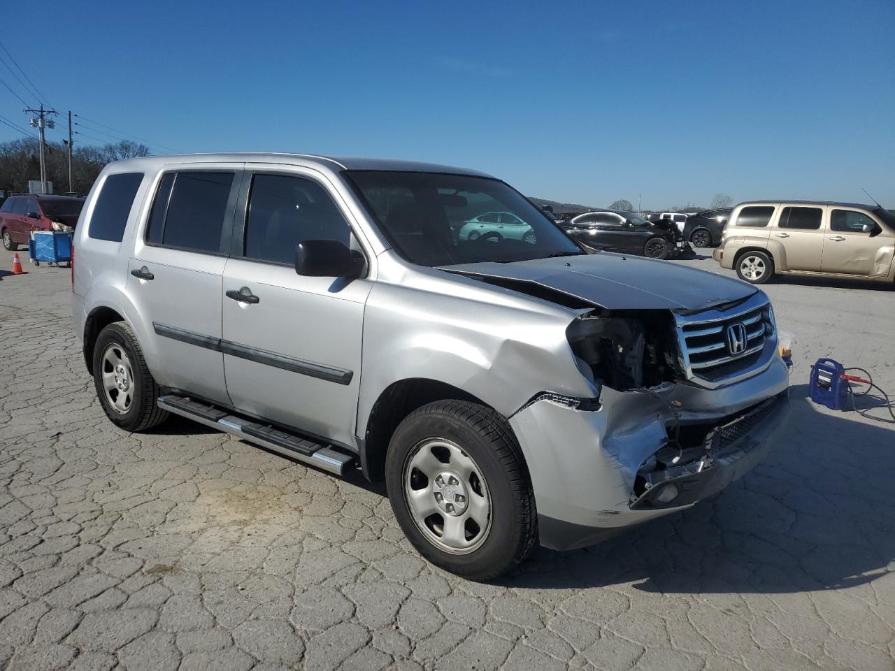 2014 Honda Pilot VIN 5FNYF3H23EB011978 Copart auction photo, front end damage thumbnail 4