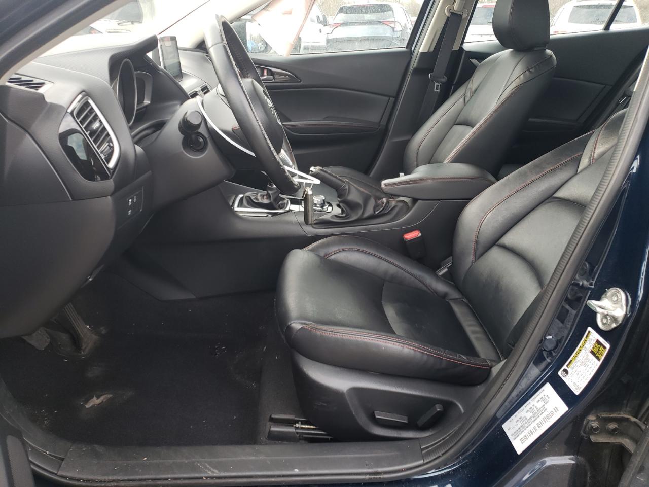 2015 Mazda 3 VIN JM1BM1W76F1246867 Copart auction photo, side damage thumbnail 7