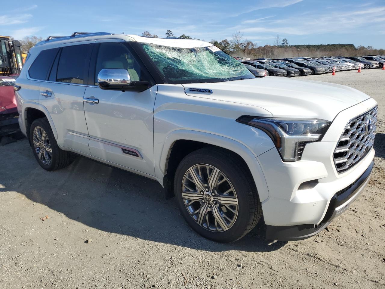 2024 Toyota Sequoia VIN 7SVAAABA3RX044551 Copart auction photo, top/roof damage thumbnail 4