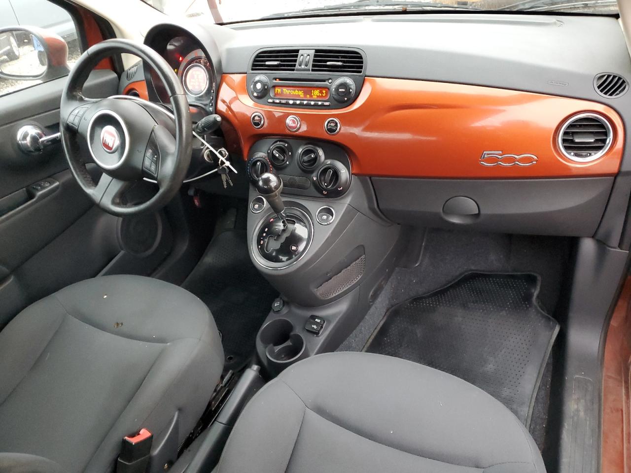 2015 Fiat 500 VIN 3C3CFFAR9FT690486 Copart auction photo, mechanical damage thumbnail 8