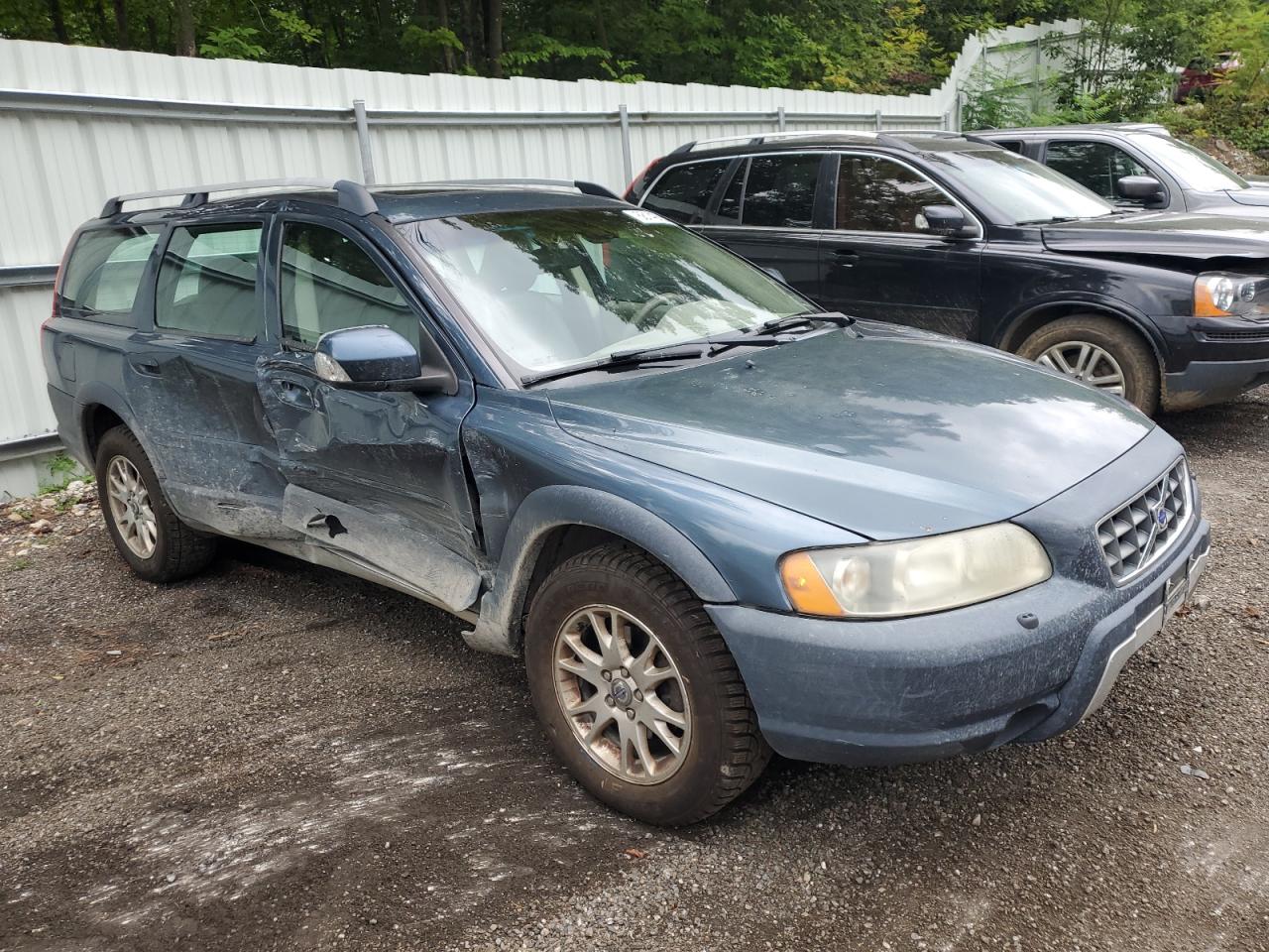 2007 Volvo XC70 VIN YV4SZ592871271843 Copart auction photo, side / undercarriage damage thumbnail 4