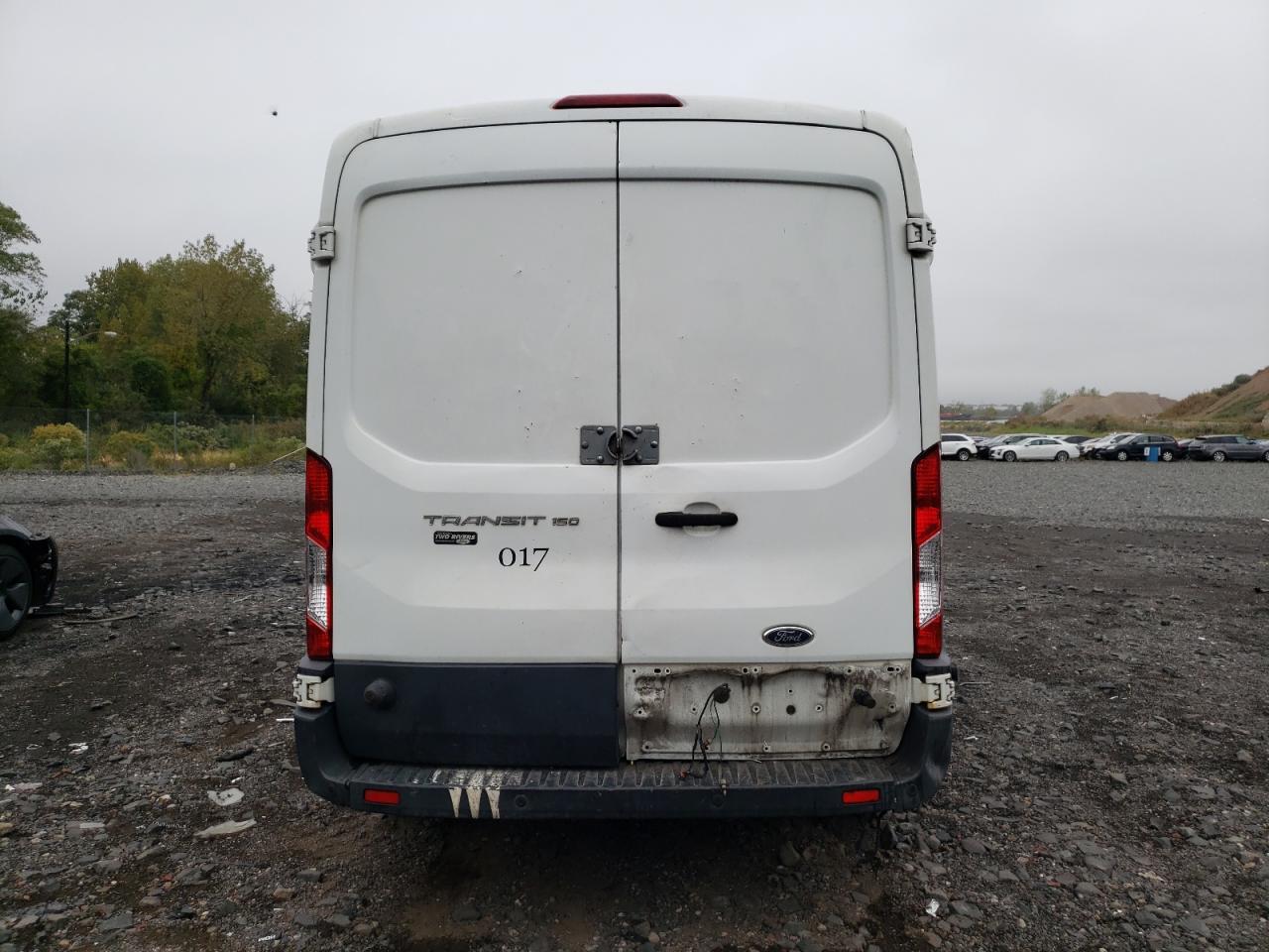 2016 Ford Transit VIN 1FTYE2CMXGKA31642 Copart auction photo, vandalism damage thumbnail 6