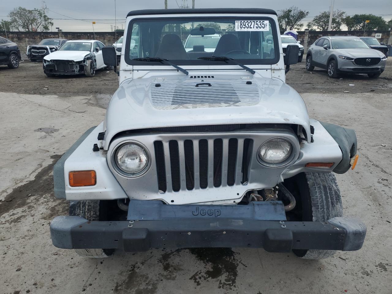 2002 Jeep Wrangler VIN 1J4FA39S32P756150 Copart auction photo, front end damage thumbnail 5