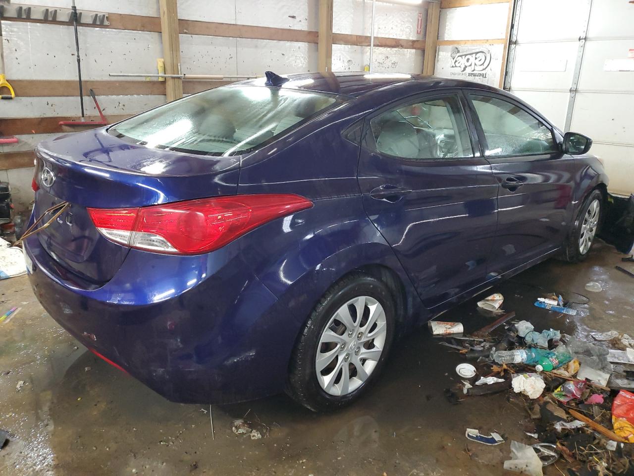 2012 Hyundai Elantra VIN 5NPDH4AE9CH127722 Copart auction photo, front end damage thumbnail 3