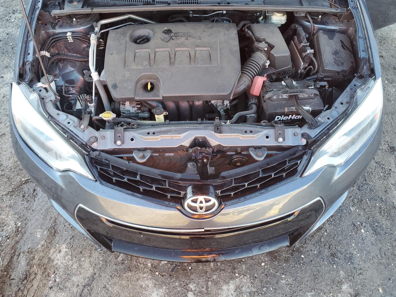 2015 Toyota Corolla VIN 2T1BURHE7FC313854 Copart auction photo, side / minor dent/scratches damage thumbnail 11