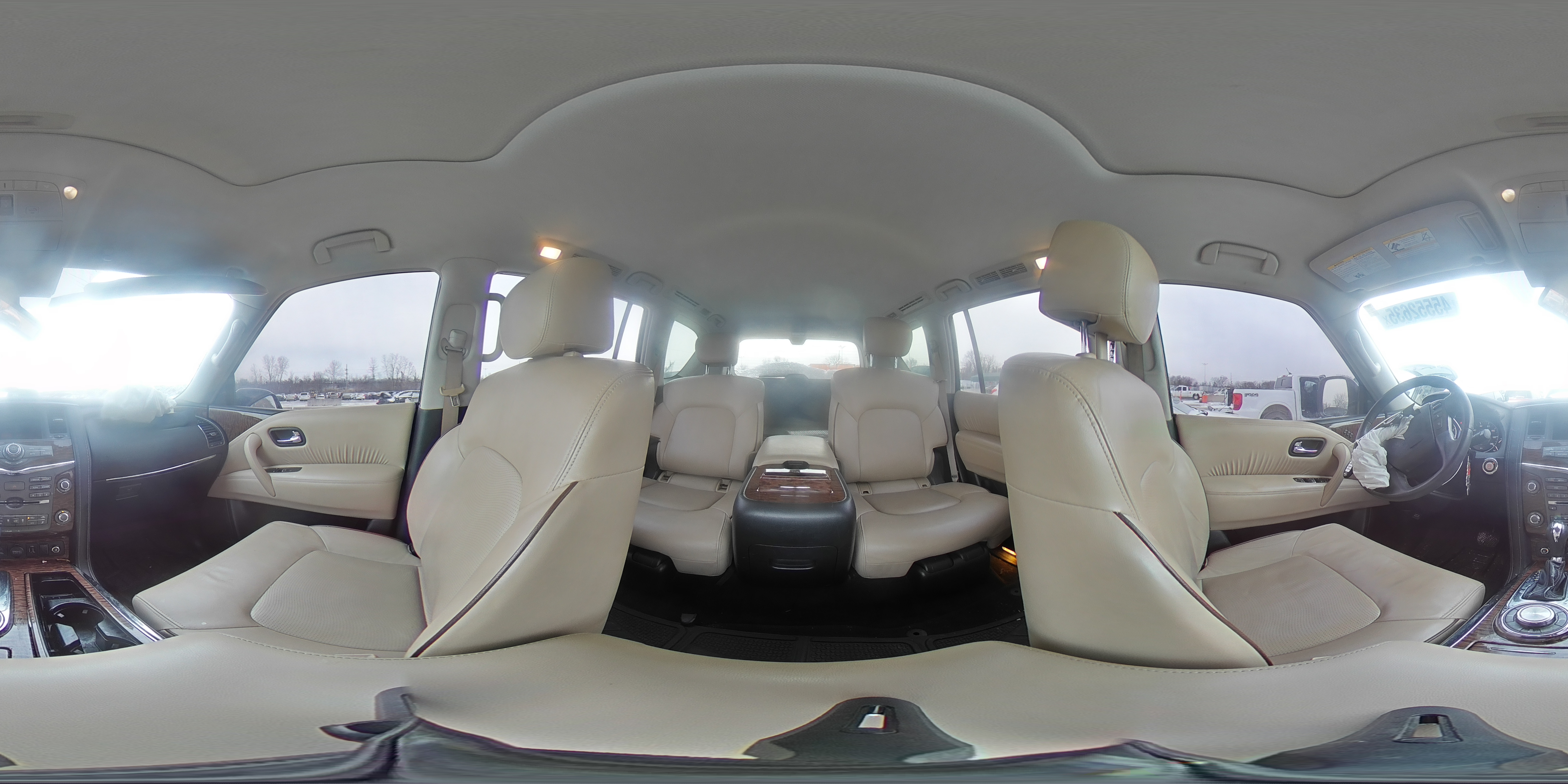 2020 Nissan Armada VIN JN8AY2NEXL9782082 Copart auction photo, undercarriage / all over damage thumbnail 13