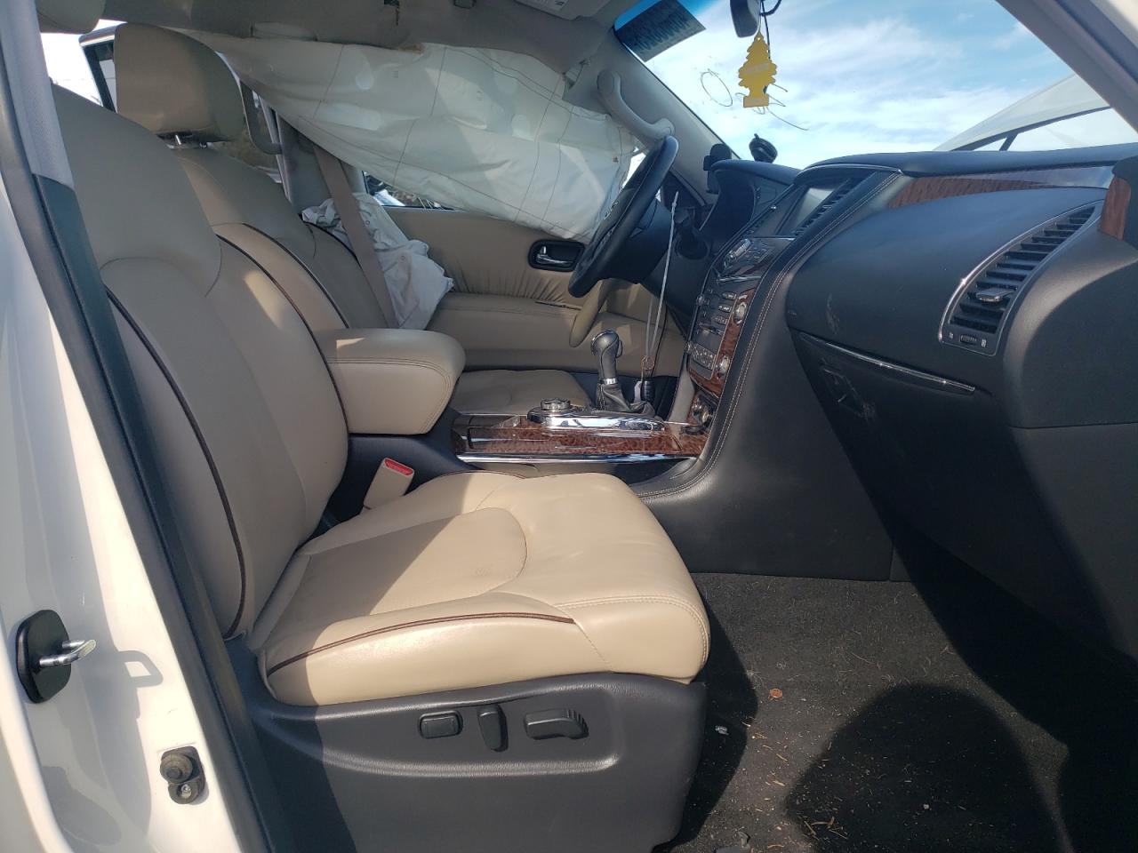 2017 Nissan Armada VIN JN8AY2NE8H9703466 Copart auction photo, side damage thumbnail 7