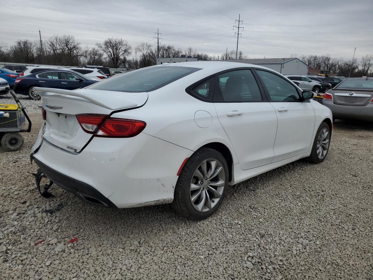 2015 Chrysler 200 VIN 1C3CCCBBXFN730115 Copart auction photo, rear end damage thumbnail 3