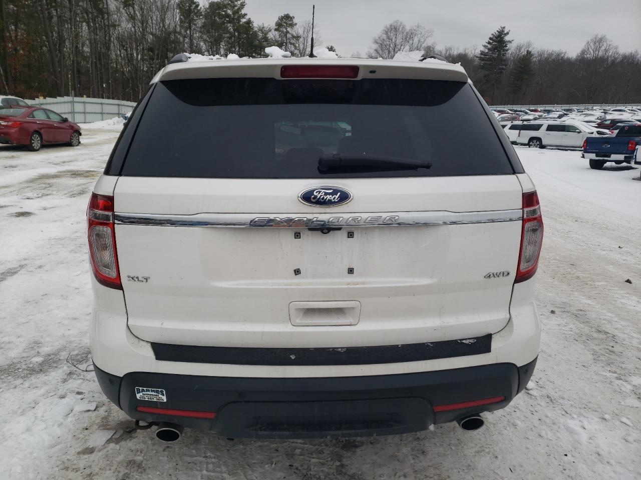 2014 Ford Explorer VIN 1FM5K8D8XEGA30423 Copart auction photo, side / front end damage thumbnail 6
