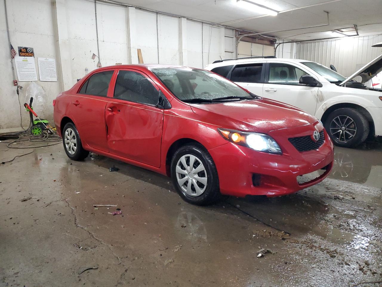 2010 Toyota Corolla VIN JTDBU4EE6AJ068856 Copart auction photo, all over damage thumbnail 4