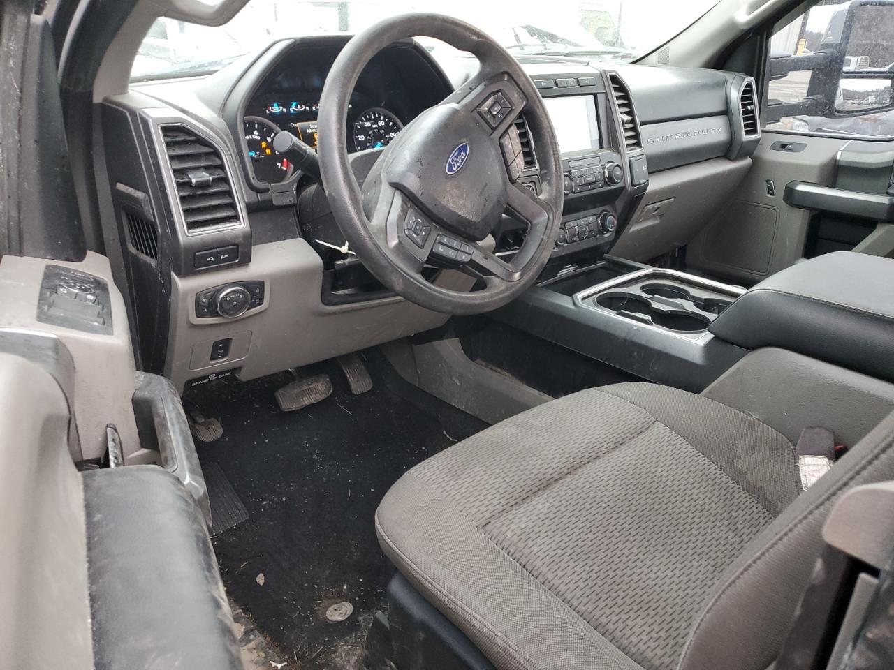 2021 Ford F350 VIN 1FT8X3BN0MEE05518 Copart auction photo, front end / top/roof damage thumbnail 8