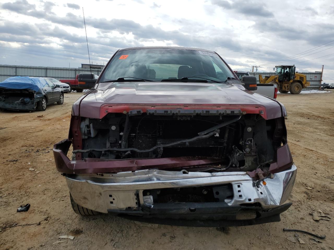 2010 Ford F-150 VIN 1FTEW1C85AFB35923 Copart auction photo, front end / side damage thumbnail 5