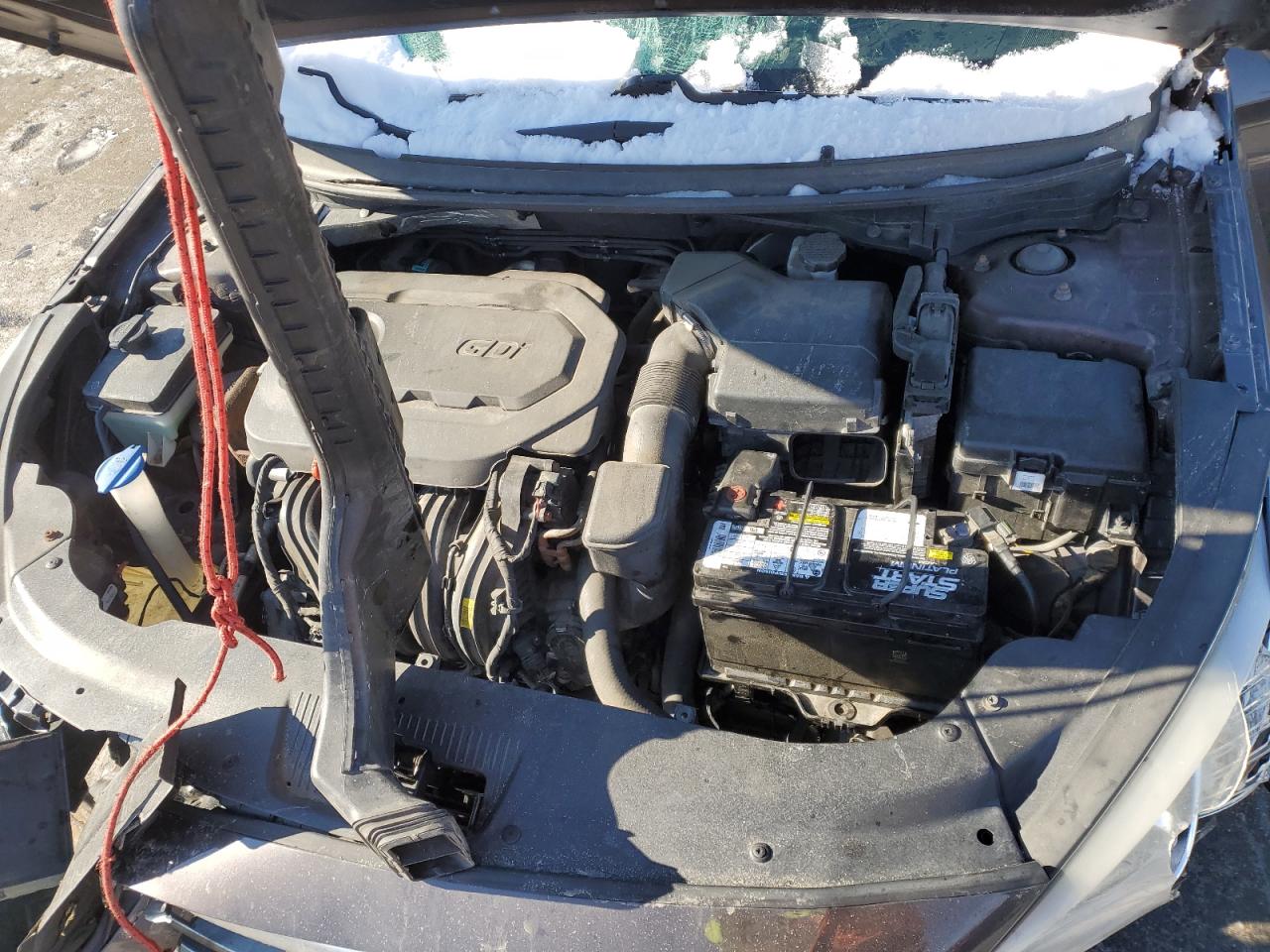 2015 Hyundai Sonata VIN 5NPE24AF8FH037769 Copart auction photo, all over damage thumbnail 12
