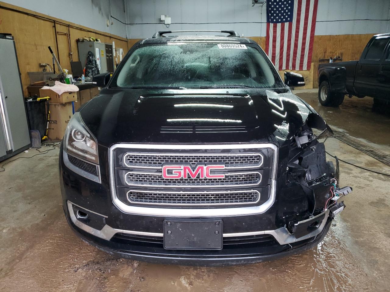 2016 GMC Acadia VIN 1GKKVRKD3GJ345966 Copart auction photo, front end / side damage thumbnail 5